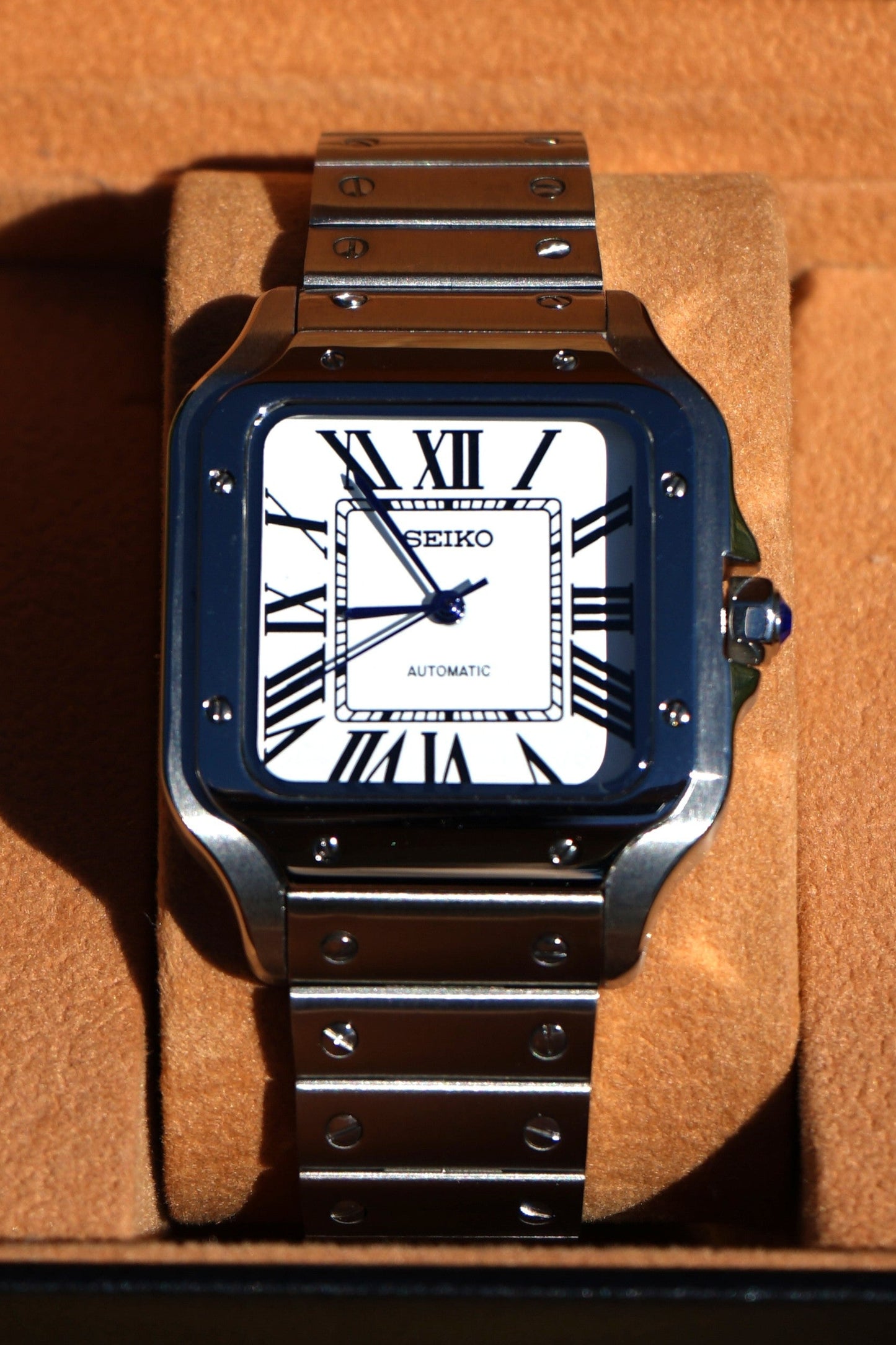 Seiko Mod Santos Classic White
