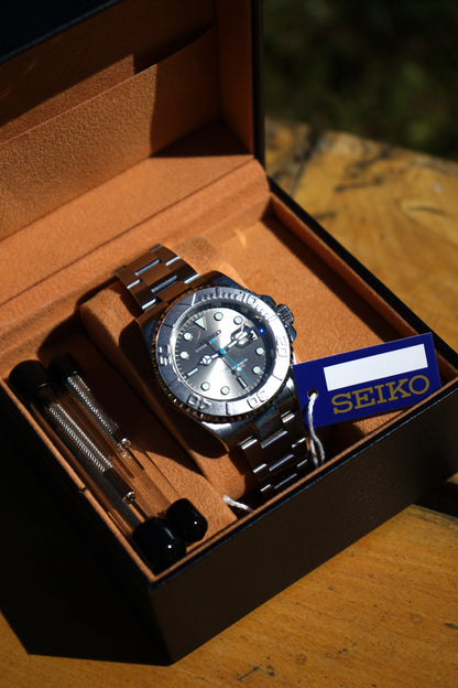 Seiko Mod Yachtmaster Silver