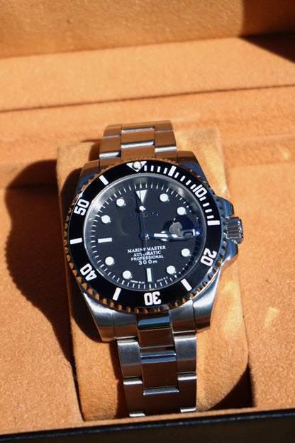 Seiko Mod Submariner Black
