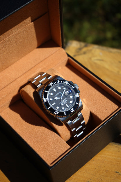 Seiko Mod Submariner Black