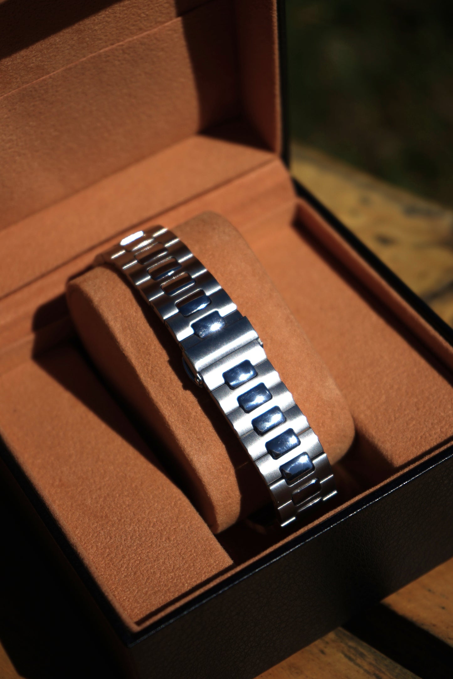 Seiko Mod Nautilus Green Open Heart