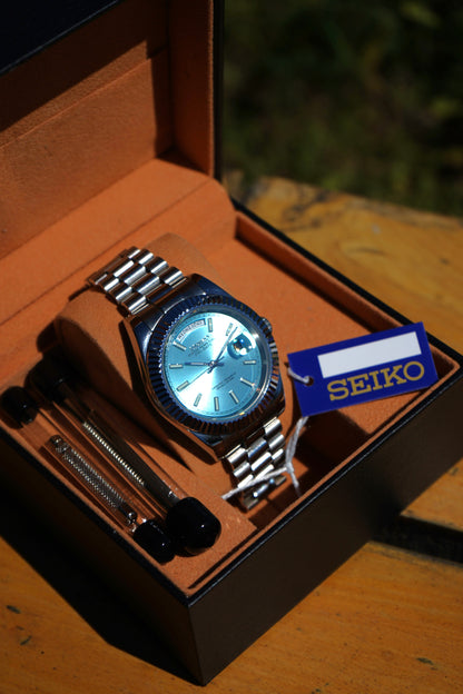 Seiko Mod Day - Date Ice Blue