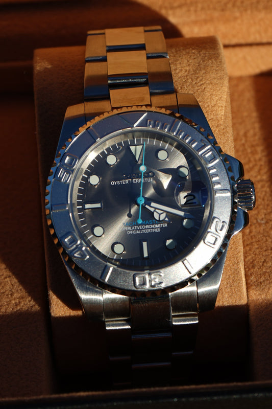 Seiko Mod Yachtmaster Silver