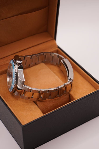 Seiko Mod Submariner Baby Blue