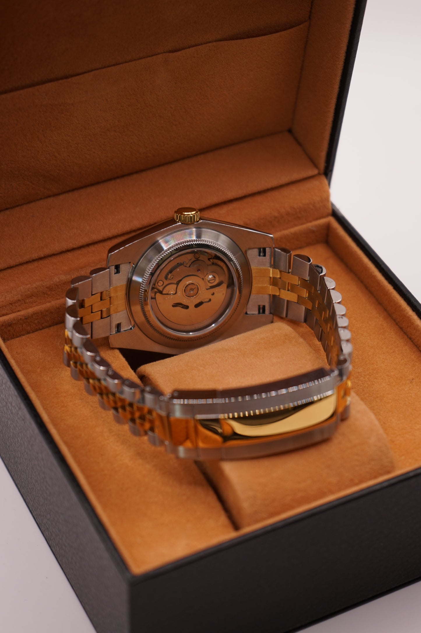 Seiko Mod Datejust Bi-Color Yellow Gold Arabic
