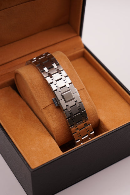 Seiko Mod Royal Oak Skeleton Silver