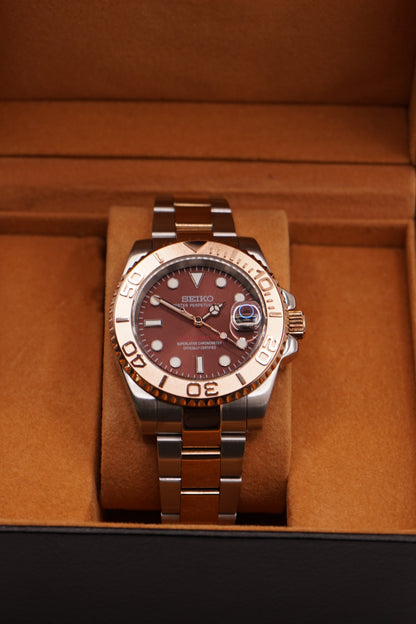 Seiko Mod Yacht Master Root Beer