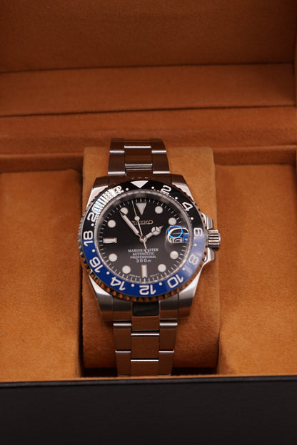 Seiko Mod Submariner Batman