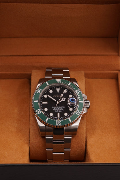 Seiko Mod Submariner Starbucks