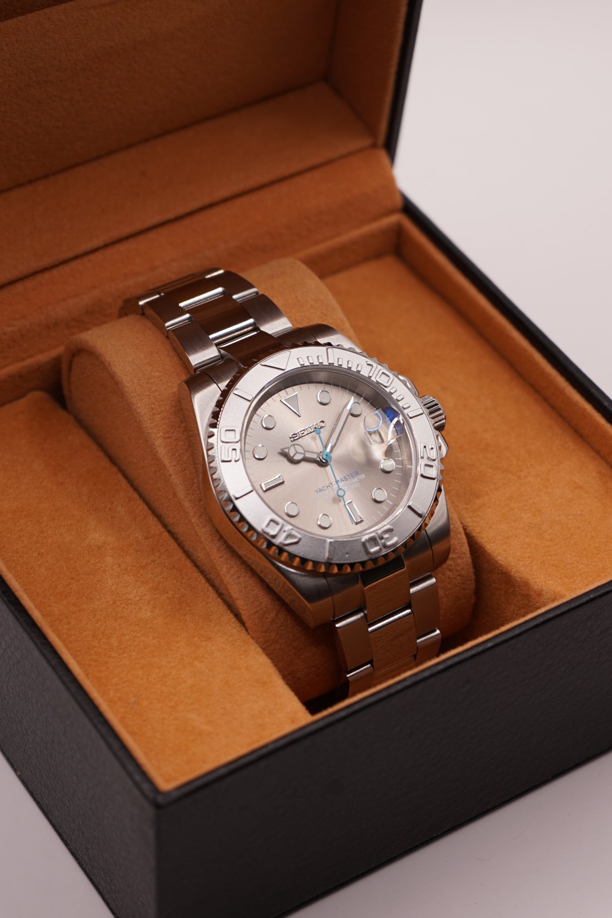 Seiko Mod Yachtmaster Silver