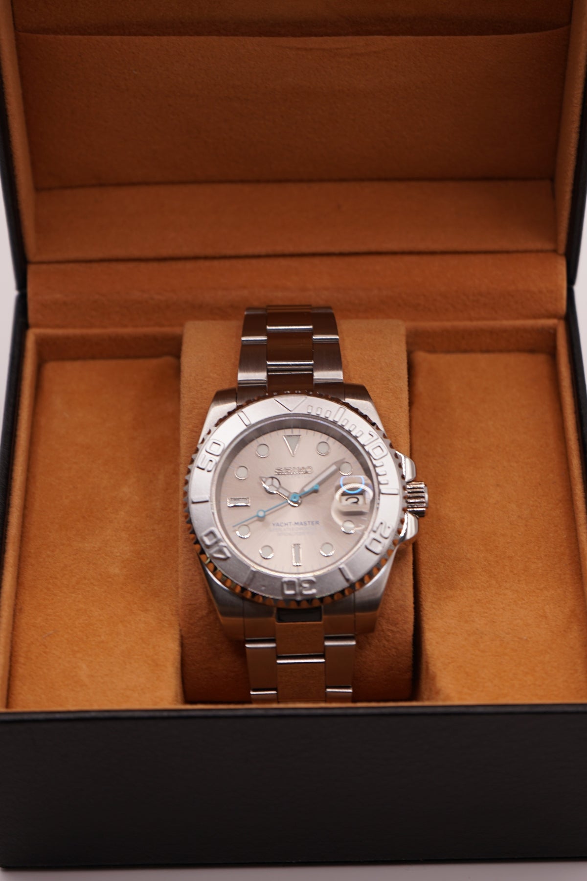 Seiko Mod Yachtmaster Silver