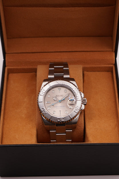 Seiko Mod Yachtmaster Silver