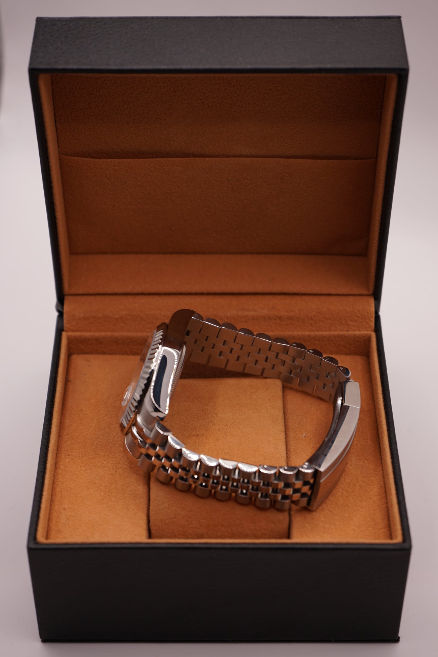 Seiko Mod Datejust Textured Blue