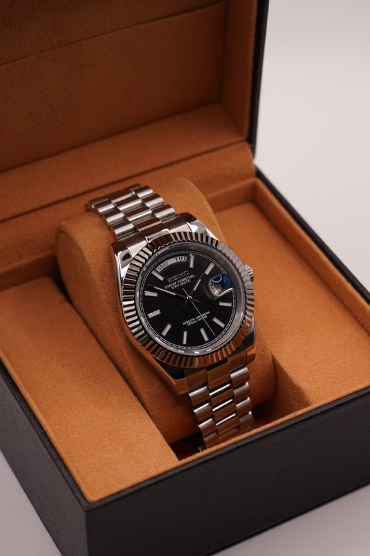 Seiko Mod Day - Date Classic Black