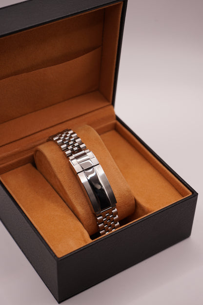 Seiko Mod Datejust Textured Blue